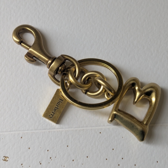 Burberry Gold Key Holder - Picture 7 of 8